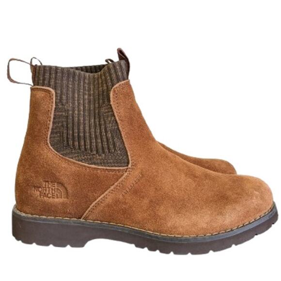 THE NORTH FACE Women's Ballard III Waterproof Chelsea Boot-Brown-6-NNTNB-S239